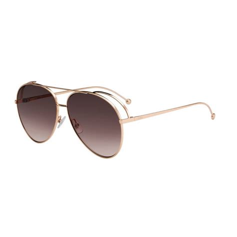 fendi ff 0286/s|Fendi Damen FF 0286/S HA DDB 63 Sonnenbrille, Gold (Gold .